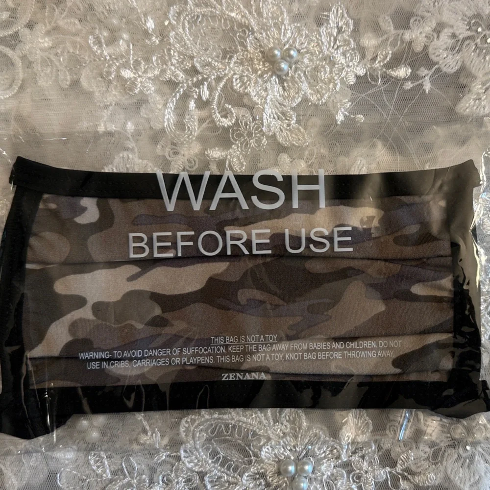 Zenana Kids Camouflage Face Mask